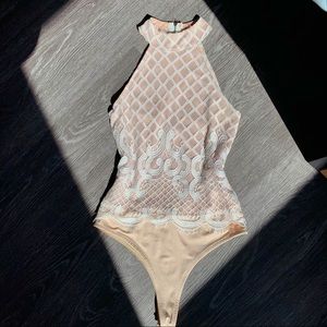 Nude Lace Bodysuit
